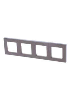 Рамка Levit 4п кофе макиато/бел. ABB 2CHH015040A6018