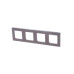 Рамка Levit 4п кофе макиато/бел. ABB 2CHH015040A6018 Рамка Levit 4п кофе макиато/бел. ABB 2CHH015040A6018