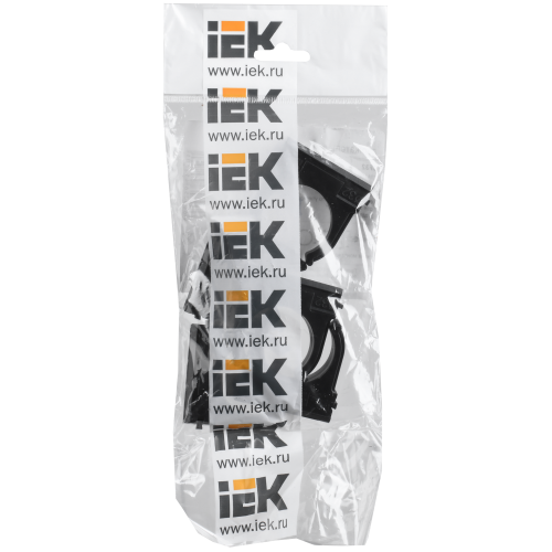 ELASTA Держатель с защелкой CF32 черный (5шт/компл) IEK