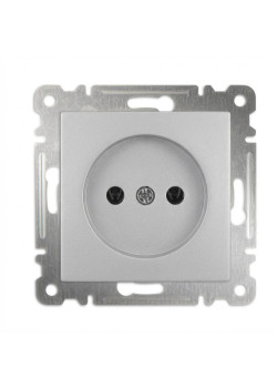 Розетка 1-м без заземл. СП 16А IP20 250В механизм Karea сер. Makel 57065022