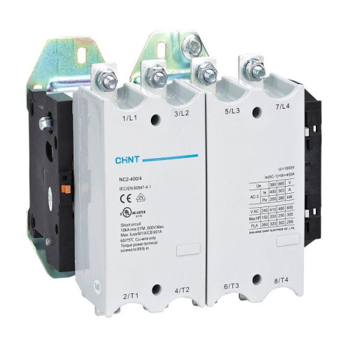 Контактор NC2-400/4 400А кат. 230В AC AC-3 (R) CHINT 236206