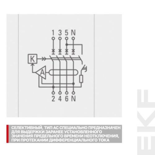 АВДТ АД-4 4Р (S) 40А х-ка C 300мА тип АС эл. 4,5кА PROXIMA EKF АВДТ АД-4 4Р (S) 40А х-ка C 300мА тип АС эл. 4,5кА PROXIMA EKF