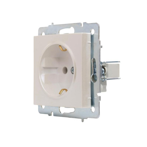 Розетка 1-м СП Vesna с заземл. ПБТ механизм жемчуж./бел. перламутр LEZARD 742-3088-122B Розетка 1-м СП Vesna с заземл. ПБТ механизм жемчуж./бел. перламутр LEZARD 742-3088-122B