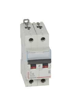 Авт.выкл.DX3 2П C16A 10kA/16kA LEGRAND