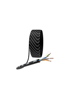 Кабель витая пара U/UTP кат.5E 4х2х24AWG solid CU PE Outdoor черн. (м) Эра Б0044431