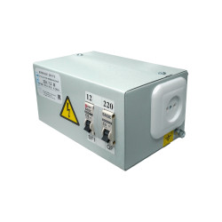 ЯТП-0,25 У3 220/12В, с 2-мя автоматами, IP31, ящик с понижающим трансформатором