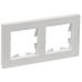 BRITE Рамка 2-местная РУ-2-Бр белый рифленый IEK BRITE Рамка 2-местная РУ-2-Бр белый рифленый IEK