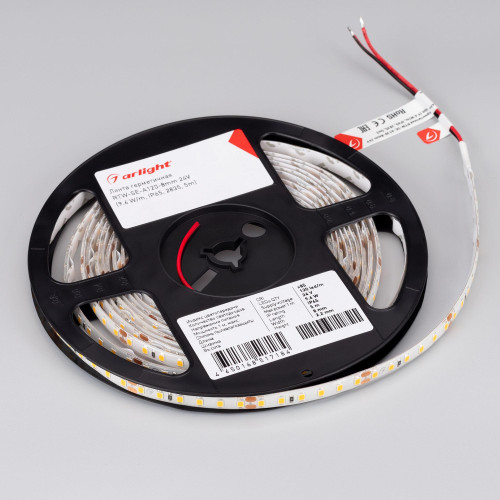 Лента светодиодная/ Лента светодиодная 9,6 Вт/м 24В IP65 4000K 120LED/м RT/RTW-A120-8-11mm SMD 2835 5 м Лента светодиодная/ Лента светодиодная 9,6 Вт/м 24В IP65 4000K 120LED/м RT/RTW-A120-8-11mm SMD 2835 5 м