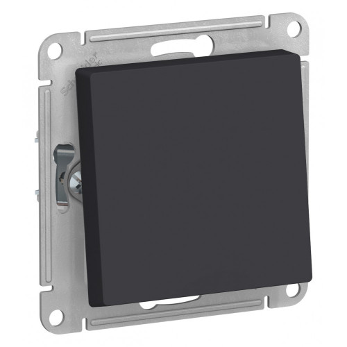ATLASDESIGN AQUA 1-клавишный ПЕРЕКЛЮЧАТЕЛЬ, IP44, сх.6, 10АХ, механизм, КАРБОН