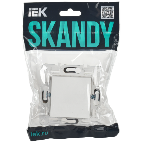 SKANDY Заглушка с суппортом SK-C01W арктический белый IEK SKANDY Заглушка с суппортом SK-C01W арктический белый IEK