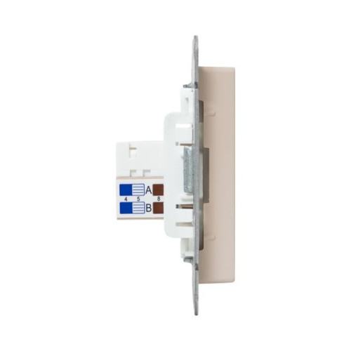 Механизм роз., RJ45 (cat5), крем., Эпика EKF