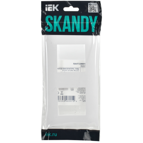 SKANDY Рамка 2-местная SK-F02W арктический белый IEK SKANDY Рамка 2-местная SK-F02W арктический белый IEK