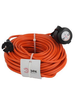 Удлинитель-шнур 1х30м без заземл. 10А IP20 UPx-1-2х1-30m ПВС 2х1 (бухта) Эра Б0046807