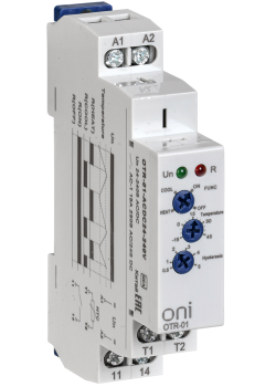 Реле температурное OTR-01 1 контакт 24-240В AC/DC ONI