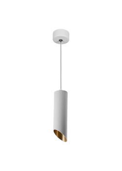 Светильник потолочный Feron ML1838 на подвесе  MR16 35W 230V, белый, золото 55*300