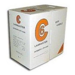 Кабель информационный Lanmaster TWT-6UTP-GY кат.6 UTP 4 пары 23AWG PVC внутренний 305м серый