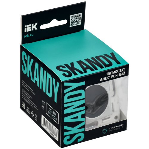 SKANDY Термостат электронный с индикацией SK-T01S серебряный IEK SKANDY Термостат электронный с индикацией SK-T01S серебряный IEK