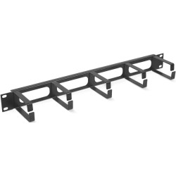Кабельный органайзер горизонтальный Cabeus JB08-1U-BK кольца 1U шир.:19