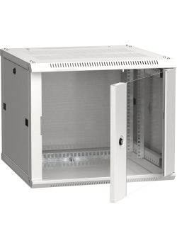 ITK Шкаф LINEA W 6U 600х600мм дверь стекло серый RAL7035