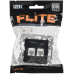 FLITE Розетка 2-местная компьютерная RJ45 категория 6 UTP РК6-2-0-ФлЧ черный IEK FLITE Розетка 2-местная компьютерная RJ45 категория 6 UTP РК6-2-0-ФлЧ черный IEK