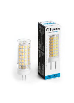 Лампа светодиодная Feron LB-434 G4 9W 175-265V 6400K