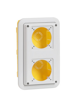 Коробка для скрытого монтажа - P17 Tempra Pro - IP 55 - для 2 встраиваемых розеток 16 А