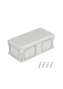 Корпус RAM box без МП 400х200х146 мм, с фланцами, непрозрачная крышка высотой 21 мм, IP66/IP67