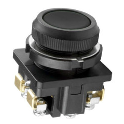 КЕ-011 У3 исп.3, черный, 2р, цилиндр, IP40, 10А, 660В, выключатель кнопочный  (ЭТ)