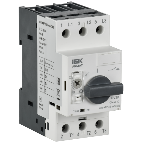 ARMAT Автоматический выключатель защиты двигателя A6 GV2P 23-32А IEK