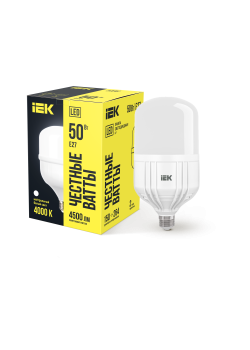Лампа светодиодная HP 50Вт 230В 4000К E27 IEK