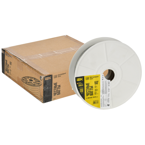 Лента светодиодная 50м LSR-2835WW60-4,8-IP67-220В IEK Лента светодиодная 50м LSR-2835WW60-4,8-IP67-220В IEK