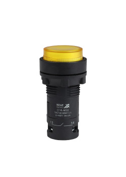 Кнопка с подсветкой OptiSignal Compact D22 C7-PL-M510 желтая 1НО 230 В AC XB7NW35M1
