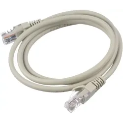 Патч-корд/ Патч-корд GoPower RJ-45 (m)-RJ-45 (m) 5.0м кат.5е ПВХ 26AWG серый в пакете (1/50)