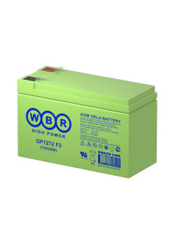 Аккумулятор 12В 7.2А.ч WBR GP1272 F2 28W