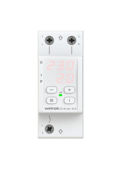 Реле напряжения с контролем тока VI-40 red Welrok 4660251140243