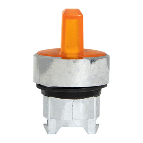 Исполнительный механизм переключателя ХB4 желтый на 3 положения с фиксацией, с подсветкой с короткой ручкой IP65 EKF Исполнительный механизм переключателя ХB4 желтый на 3 положения с фиксацией, с подсветкой с короткой ручкой IP65 EKF