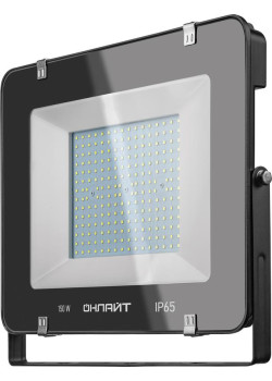 Прожектор светодиодный 14 344 OFL-150-6.5K-BL-IP65-LED 150Вт 6500К IP65 12000лм черн. ОНЛАЙТ 14344