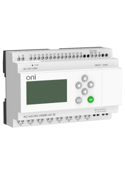 ПЛК 410 Модуль ЦПУ 14 DI 8 RO 220В AC с Ethernet портом с экраном ONI