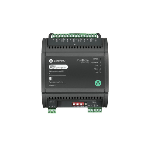 Модуль расширения SystemeHD, 8UI, RS485 Modbus RTU BACnet MS/TP ~24В/=24В Модуль расширения SystemeHD, 8UI, RS485 Modbus RTU BACnet MS/TP ~24В/=24В