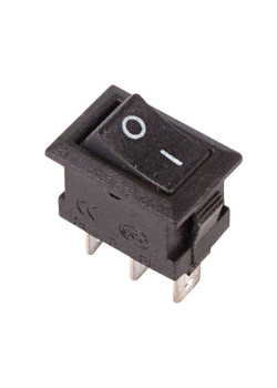 Выключатель клавишный 250В 3А (3с) ON-ON черн. Micro (RWB-102) Rexant 36-2030