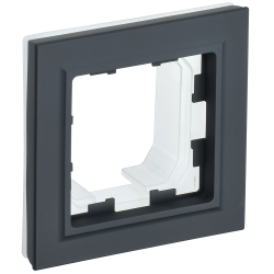 BRITE Рамка 1-местная IP44 РУ-1-БрГ-44 графит IEK
