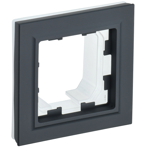 BRITE Рамка 1-местная IP44 РУ-1-БрГ-44 графит IEK
