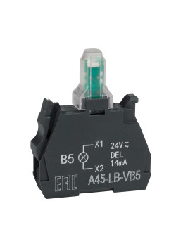 Световой блок OptiSignal D22 A45-LB-VB5 желтый 24VACDC ZBVB5