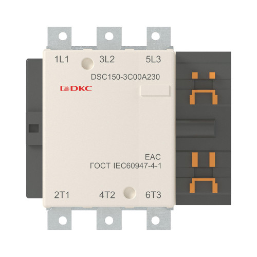 Магнитный контактор DSC150-3C00A230 150А 75кВт (AC3)  кат 220В AC