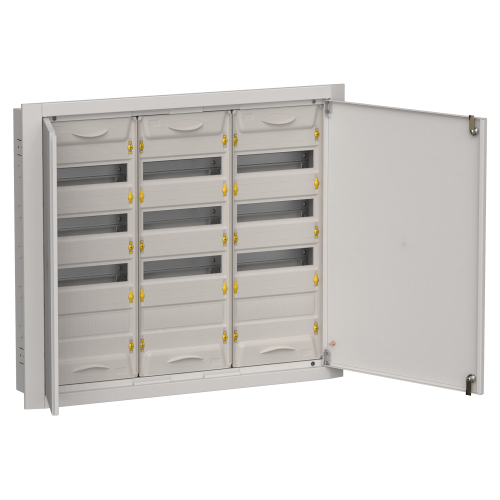 TITAN 5 Корпус металлический ЩРв-144 (3х48) 755х885х130мм IP31 серый (две двери) IEK