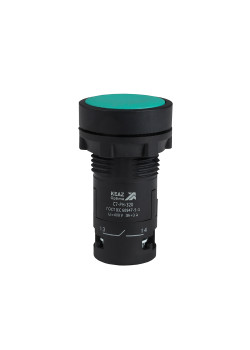 Кнопка с фиксацией OptiSignal Compact D22 C7-PH-320 зеленая 2НО XB7NH33