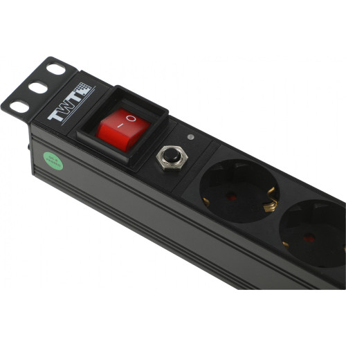 Блок распределения питания Lanmaster TWT-PDU19-10A8P гор.размещ. 8xSchuko базовые 10A