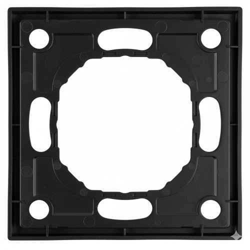 Рамка STEKKER, PFR00-5001-05 1-местная, серия Эмили, черный уголь, soft touch Рамка STEKKER, PFR00-5001-05 1-местная, серия Эмили, черный уголь, soft touch