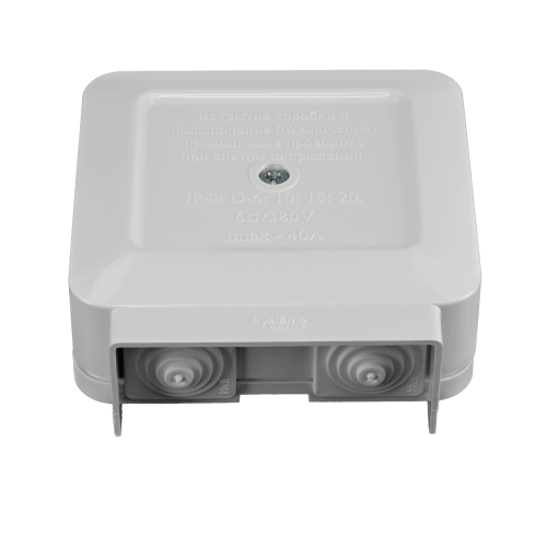 MULTIBOX Коробка клеммная IP44 с монтажной пластиной, 5х6,0 мм2, 380 В, 40 А БЕЛАЯ MULTIBOX Коробка клеммная IP44 с монтажной пластиной, 5х6,0 мм2, 380 В, 40 А БЕЛАЯ