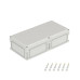 Корпус RAM box без МП 600х300х160 мм, с фланцами, непрозрачная крышка высотой 35 мм, IP66/IP67